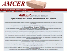 Tablet Screenshot of amcer.com.au